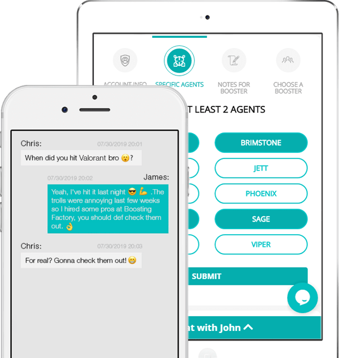 Valorant boosting order customization demo